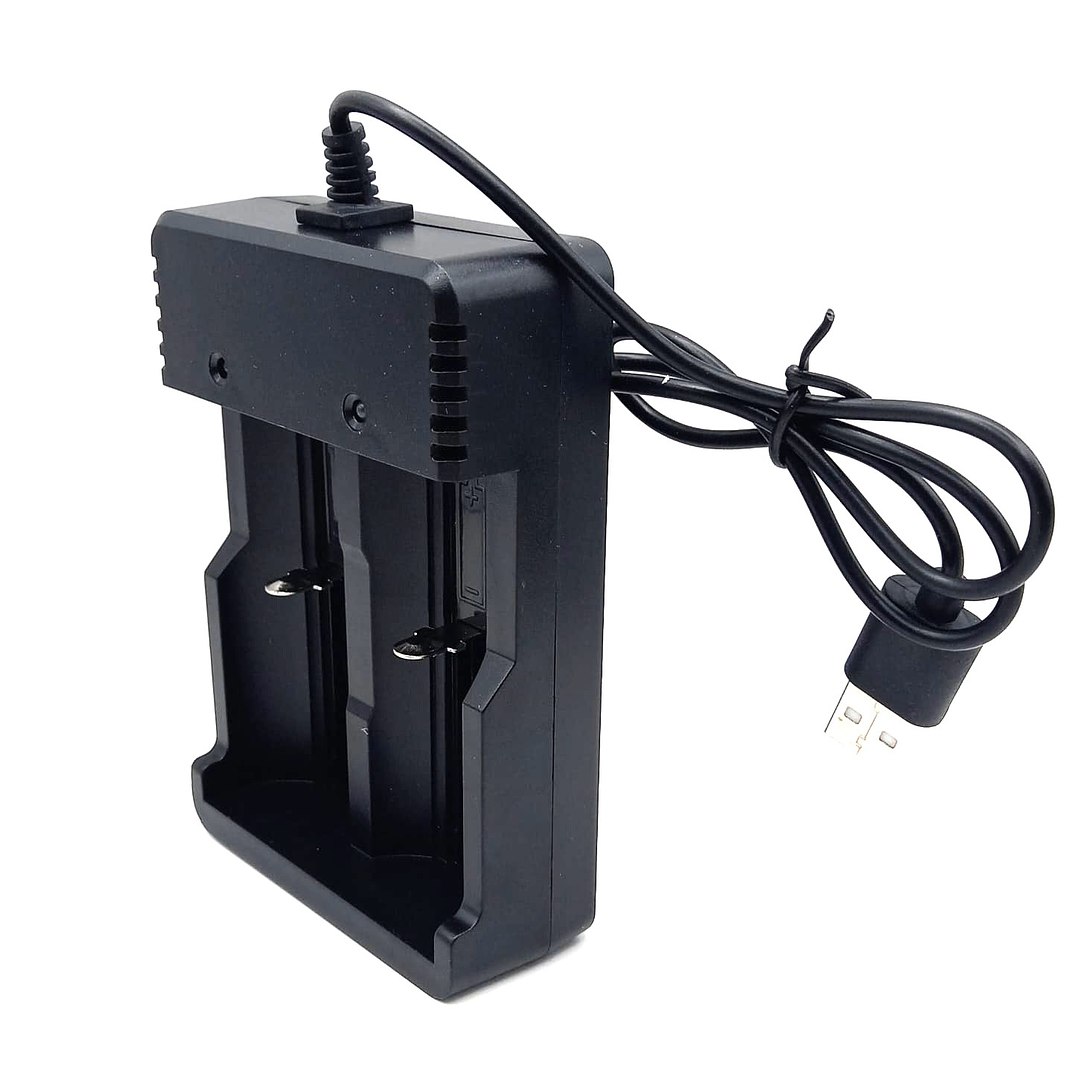 Cargador Universal Pilas 18650  | Litio 3.7V MS-5D82A  | 4 Slots USB 2A  | Cargador Rápido 1