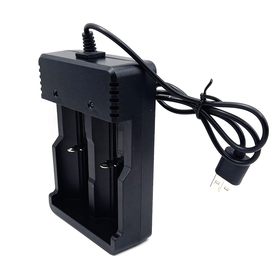 Cargador Universal Pilas 18650  | Litio 3.7V MS-5D82A  | 4 Slots USB 2A  | Cargador Rápido 4