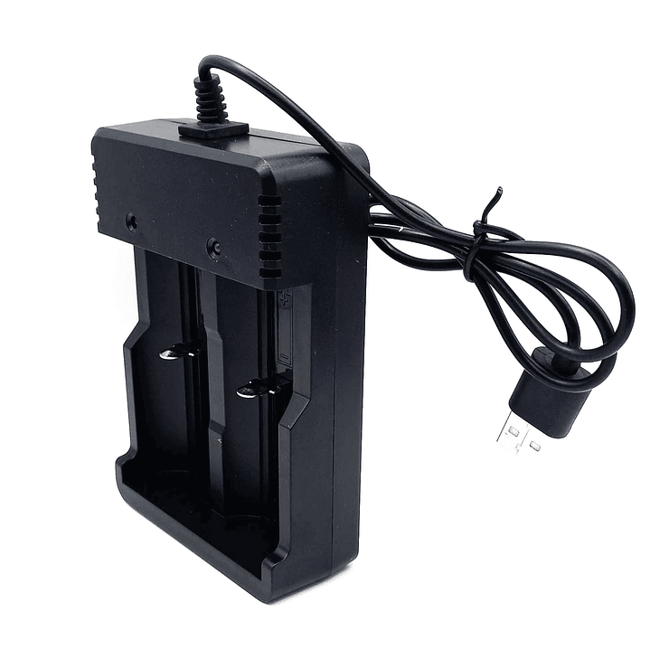 Cargador Universal Pilas 18650  | Litio 3.7V MS-5D82A  | 4 Slots USB 2A  | Cargador Rápido 4