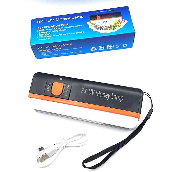 Lámpara UV Portátil RX-UV  | Verificador de Billetes y Documentos con Luz Ultravioleta 5