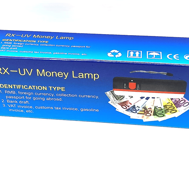 Lámpara UV Portátil RX-UV  | Verificador de Billetes y Documentos con Luz Ultravioleta 6