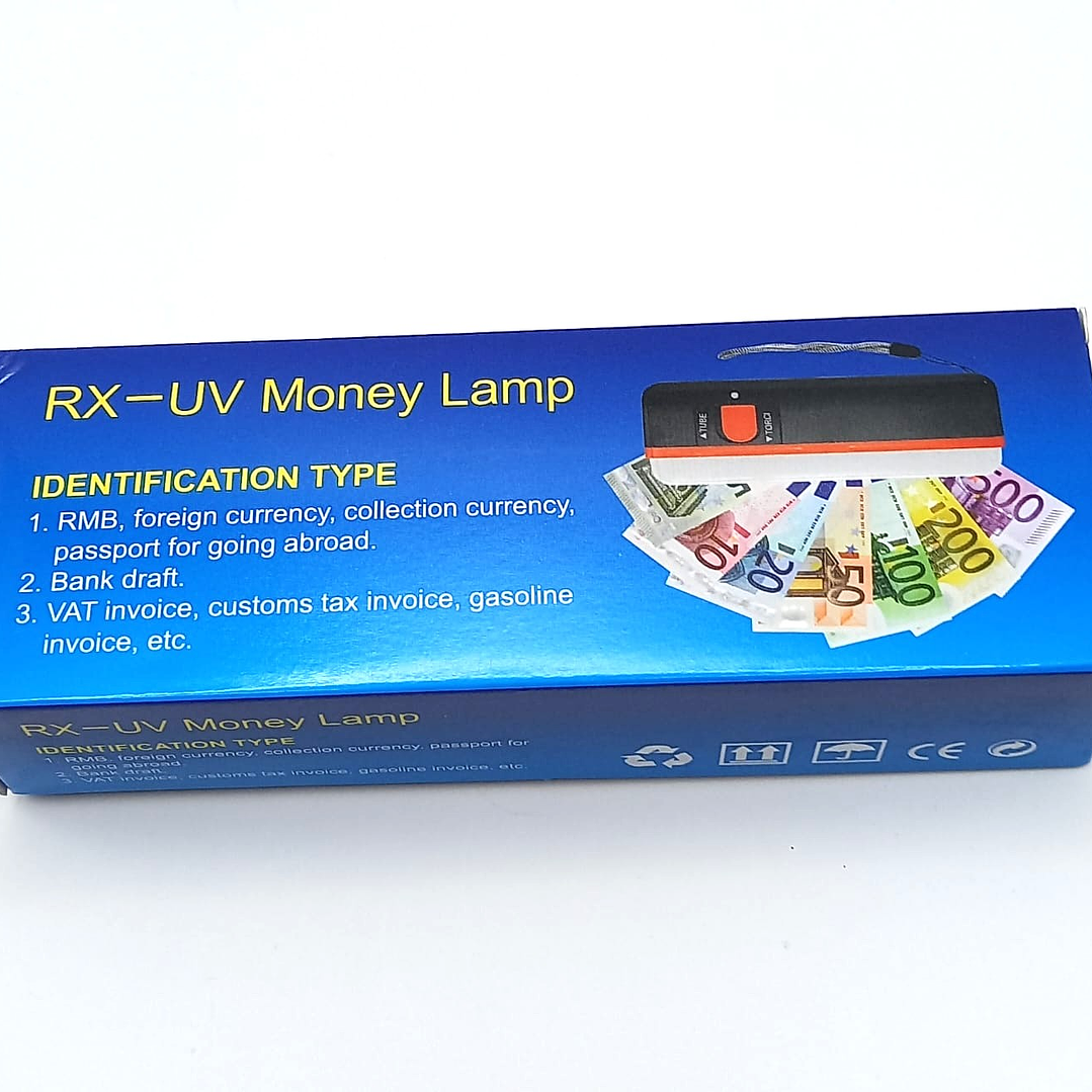 Lámpara UV Portátil RX-UV  | Verificador de Billetes y Documentos con Luz Ultravioleta 7