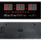 Reloj Digital de Pared LED  | Calendario, Temperatura, Alarma y Día en Español - Miniatura 4