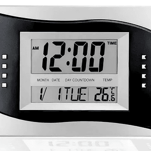 Reloj Digital de Escritorio LED  | Calendario, Temperatura, Alarma y Cuenta Regresiva