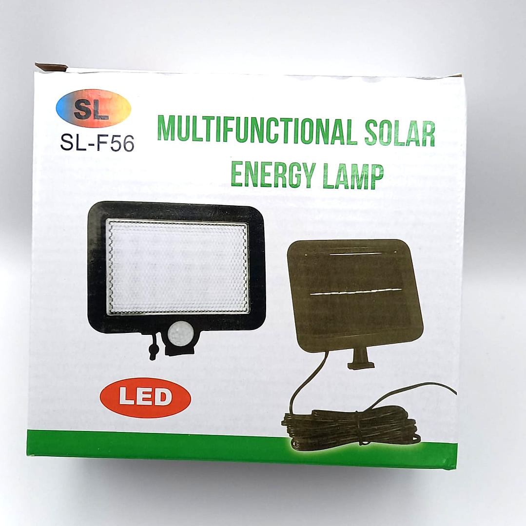 Lámpara Solar LED Exterior SL-F56  | Sensor de Movimiento y Energía Autónoma 11