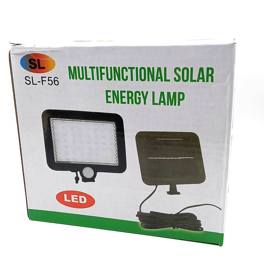 Lámpara Solar LED Exterior SL-F56  | Sensor de Movimiento y Energía Autónoma 10