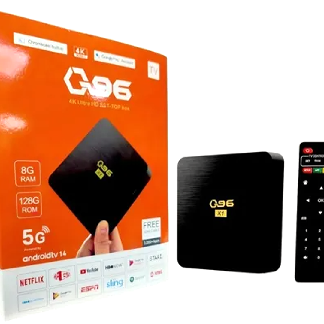 Android TV Box X96 X1  4K Ultra HD, WiFi, Control Remoto y Apps Streaming 5