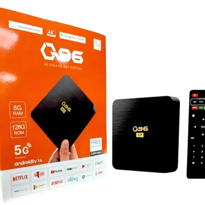 Android TV Box X96 X1  4K Ultra HD, WiFi, Control Remoto y Apps Streaming 5