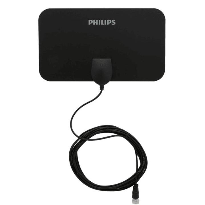 Antena Digital Interna PHILLIPS SDV5335  | HDTV, 4K, Fácil Instalación y Ahorro 1