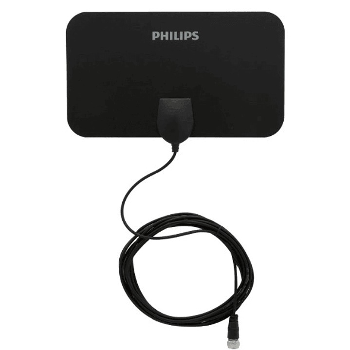Antena Digital Interna PHILLIPS SDV5335  | HDTV, 4K, Fácil Instalación y Ahorro 4
