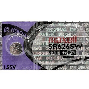 Pila Maxell SR626SW / 377 1.55V | Precisión para Relojes y Dispositivos Compactos