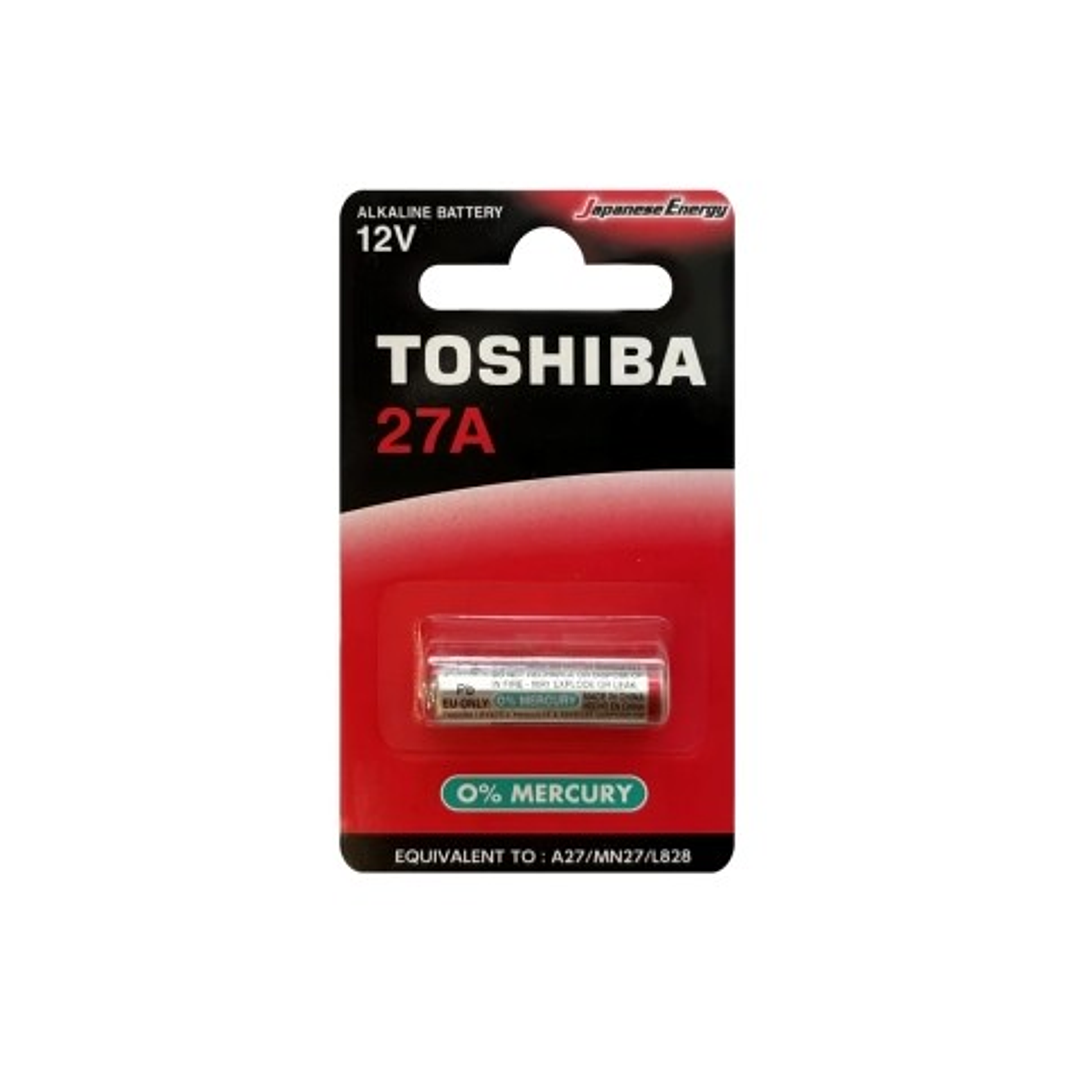 Pila Toshiba 27A Alcalina 12V | Energía Japonesa para Dispositivos Compactos 1