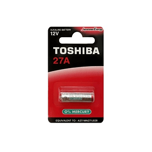 Pila Toshiba 27A Alcalina 12V | Energía Japonesa para Dispositivos Compactos