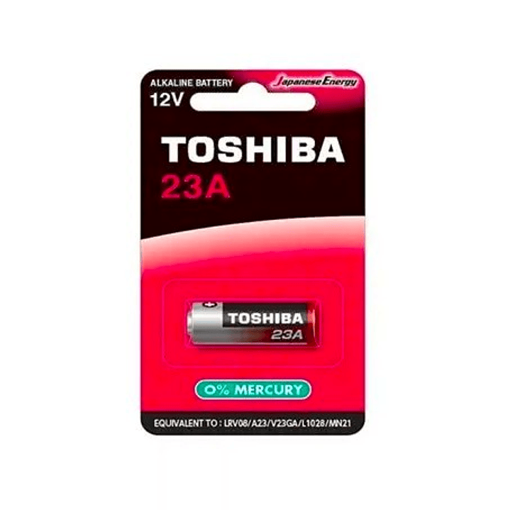 Pila Toshiba 23A Alcalina 12V | Energía Japonesa para Dispositivos de Seguridad 1