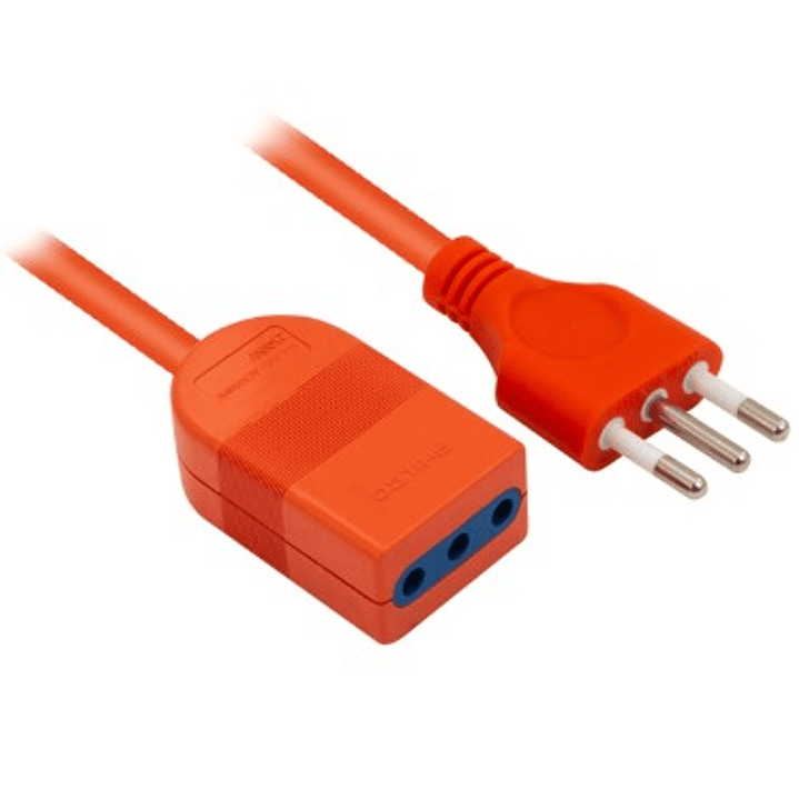Extensión Eléctrica PHILCO 10 Metros Naranja | Conexión Segura y Alcance Extra 3