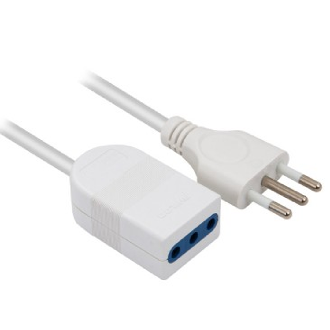 Extensión Eléctrica PHILCO XT48 3 Metros Blanca | Conexión Segura para Hogar y Oficina 3