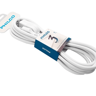 Extensión Eléctrica PHILCO XT48 3 Metros Blanca | Conexión Segura para Hogar y Oficina