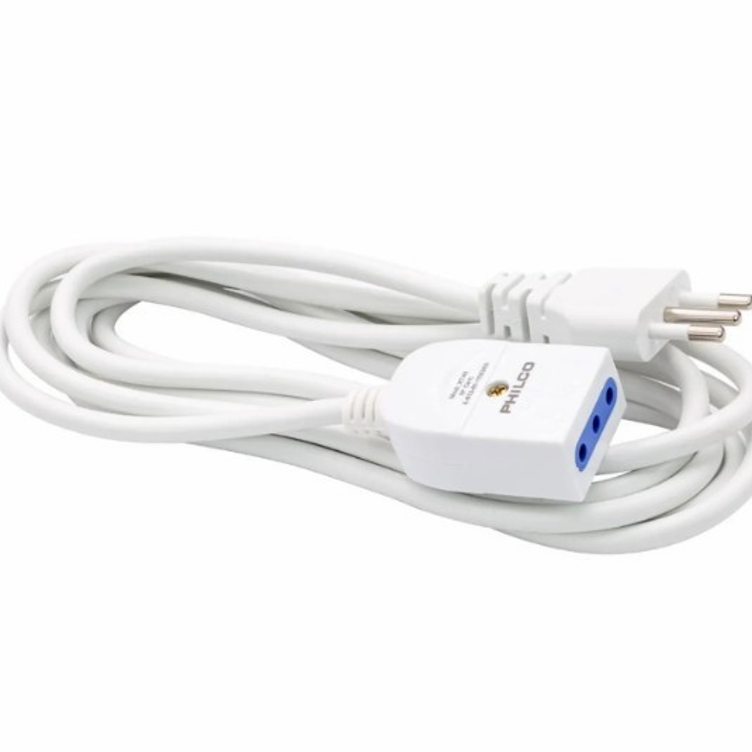 Extensión Eléctrica PHILCO XT48 5 Metros Blanca | Potencia Segura y Diseño Compacto 2