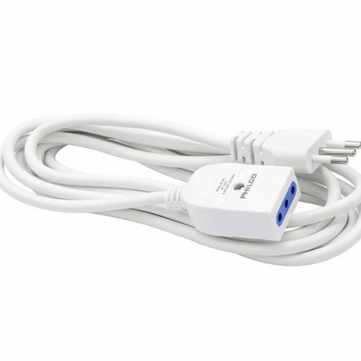Extensión Eléctrica PHILCO XT48 5 Metros Blanca | Potencia Segura y Diseño Compacto 2