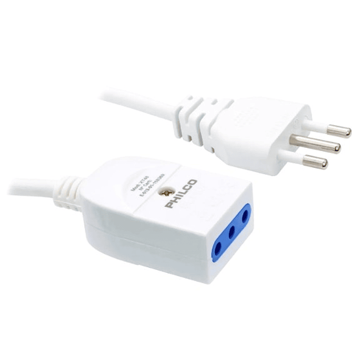 Extensión Eléctrica PHILCO XT48 5 Metros Blanca | Potencia Segura y Diseño Compacto 3