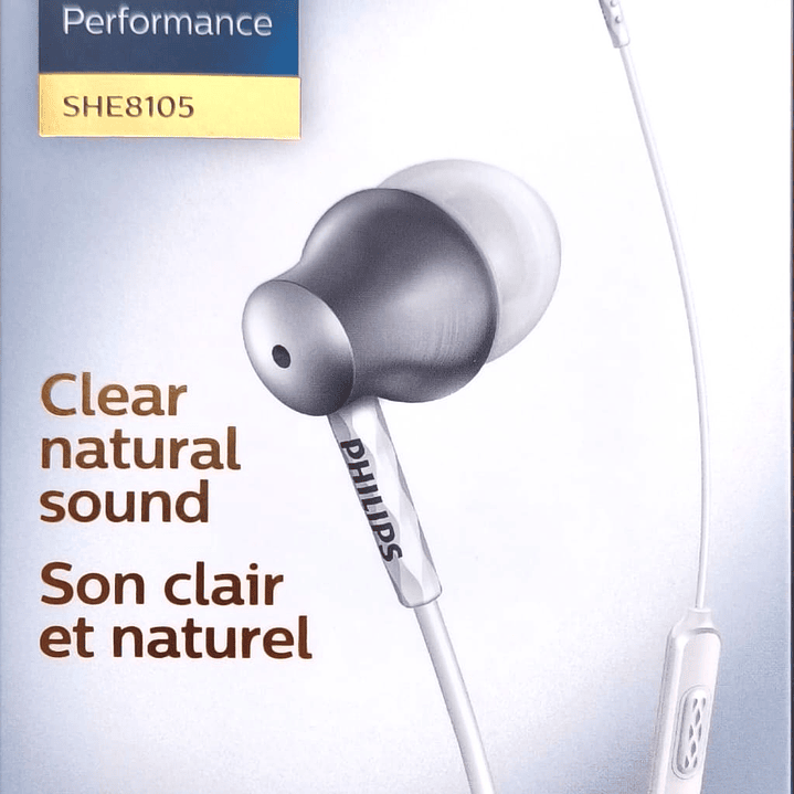 Audífonos In-Ear PHILIPS SHE8105 | Micrófono + Sonido Natural | Diseño Cómodo 4