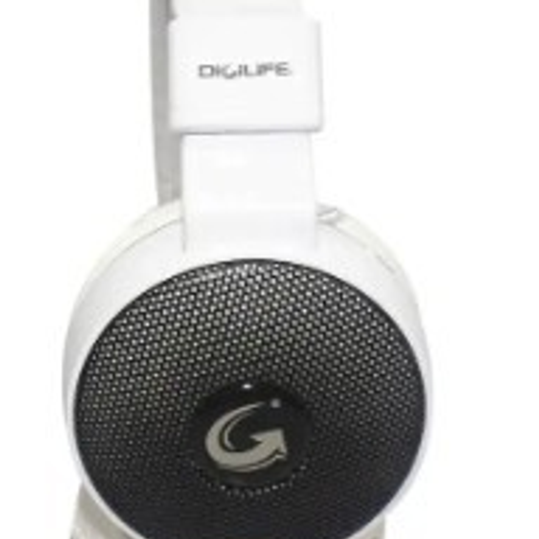 Audífonos DIGILIFE RAVE WHITE | Bluetooth + LED + FM + MicroSD 3