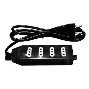 Alargador Macrotel 4 Tomas | Cable 1.5m + Protección Infantil