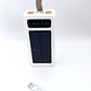 Power Bank Solar 20000mAh | USB + Pantalla LED + Carga Solar - Miniatura 2