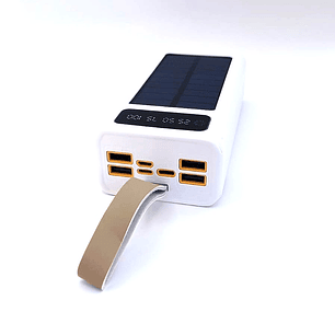 Power Bank Solar 20000mAh | USB + Pantalla LED + Carga Solar