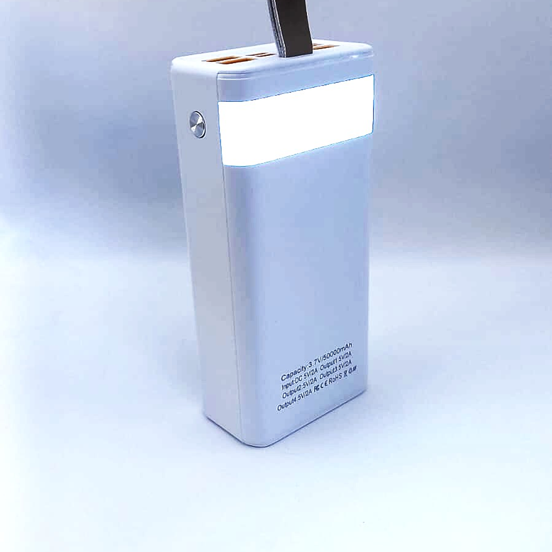 Power Bank Solar 20000mAh | USB + Pantalla LED + Carga Solar 8