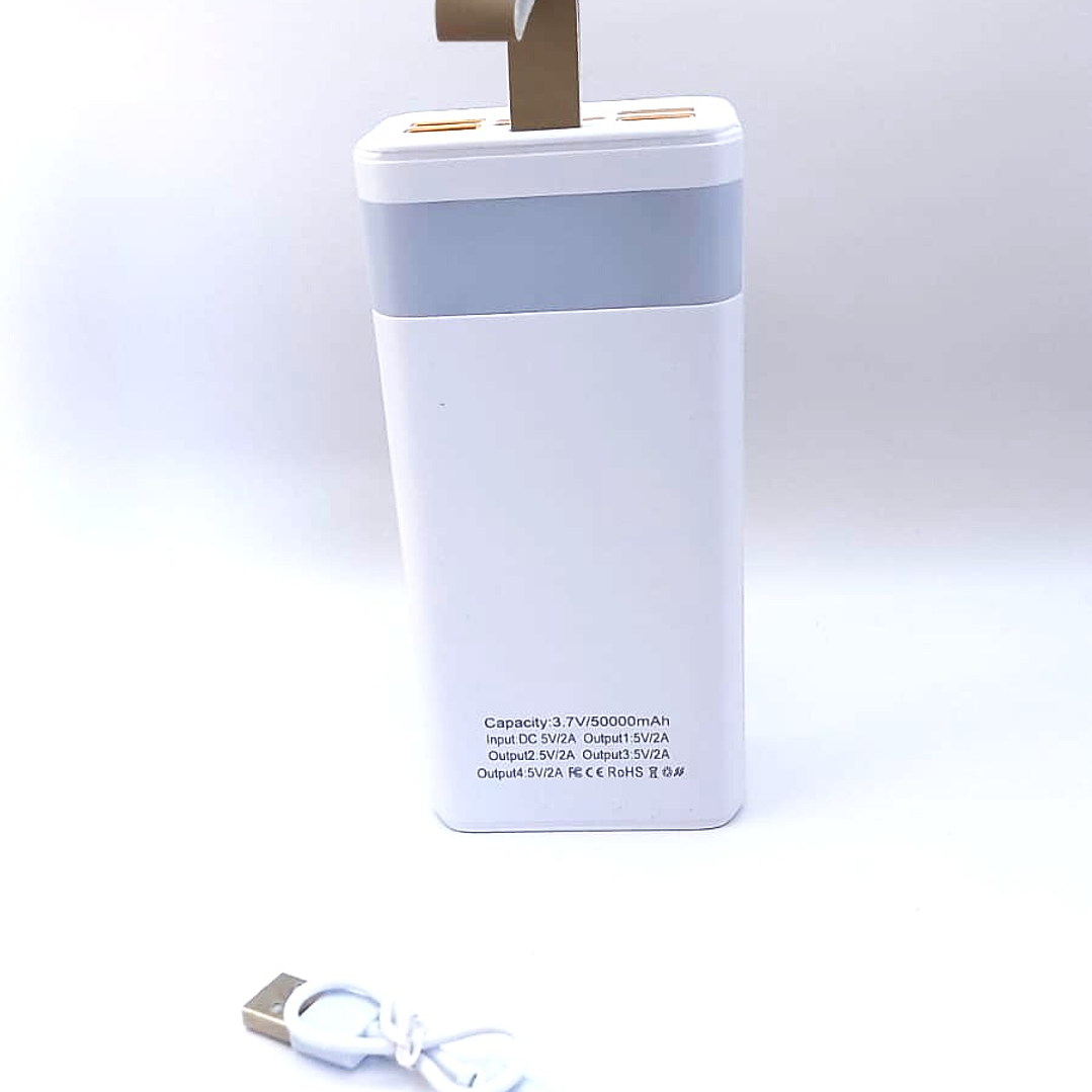 Power Bank Solar 20000mAh | USB + Pantalla LED + Carga Solar 9