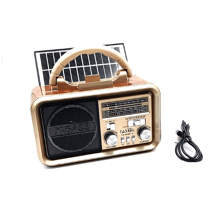 Radio Solar TASSEL TS-899BT-S | AM/FM/SW + USB + Bluetooth + Recargable 4
