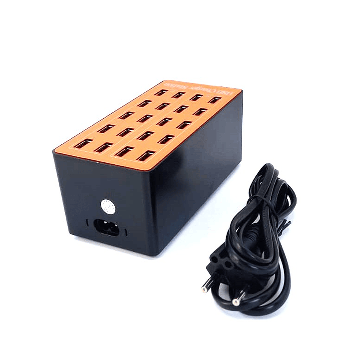 Cargador USB Inteligente 20 Puertos | Modelo A5 | Carga Rápida + Protección Total 3