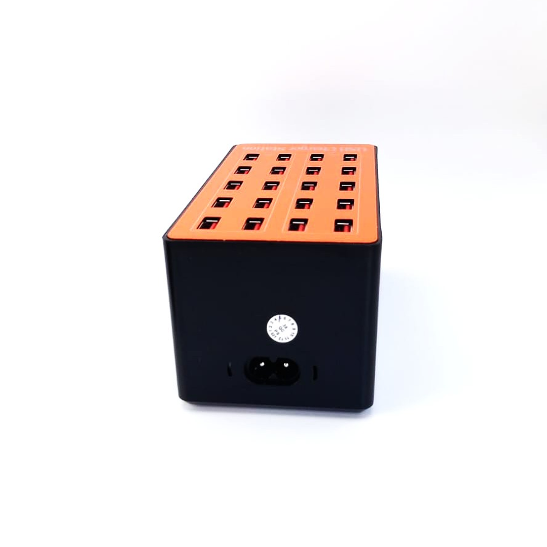 Cargador USB Inteligente 20 Puertos | Modelo A5 | Carga Rápida + Protección Total 6