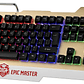 Teclado Gamer DGX EPIC MASTER | RGB + Metálico + Ergonómico - Miniatura 4