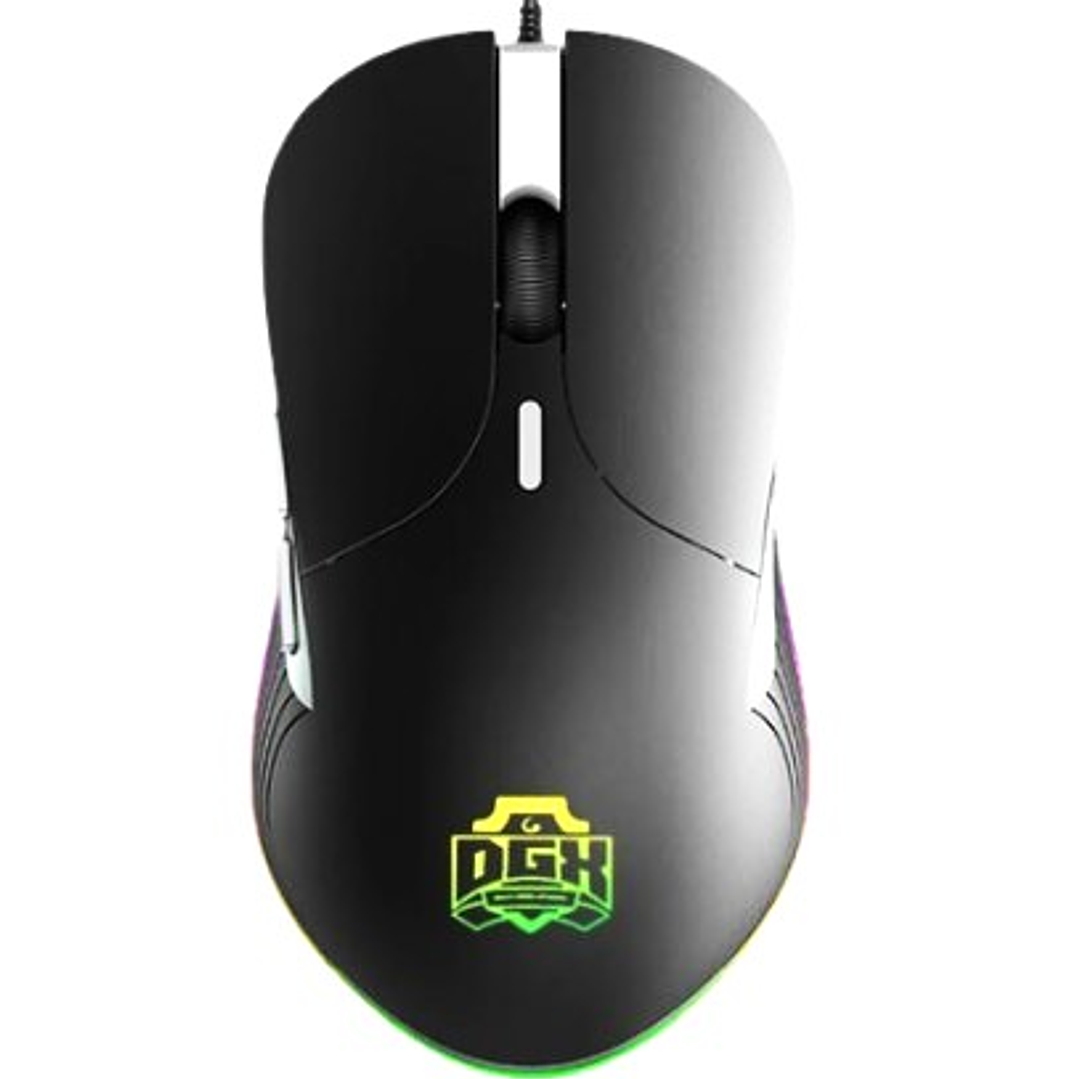 Mouse Gamer DGX COLT | LED 7 Colores + DPI Ajustable + Diseño Ergonómico 1