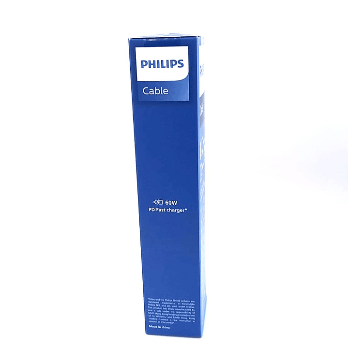 Cable Philips USB-C a USB-A 1.2m | Carga y Sincronización Rápida 60W 6