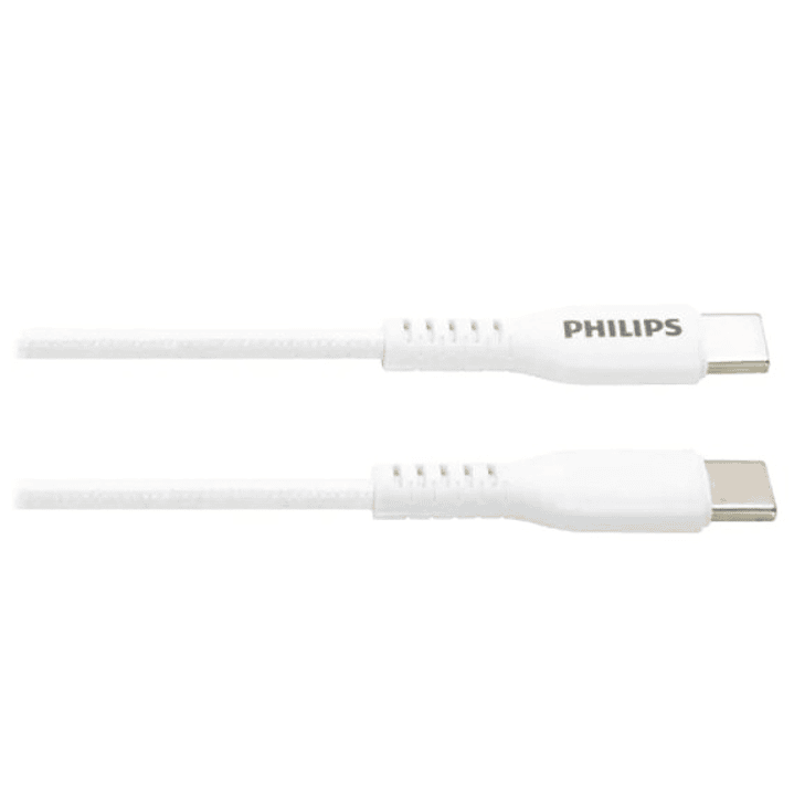 Cable Philips USB-C a USB-A 1.2m | Carga y Sincronización Rápida 60W 1