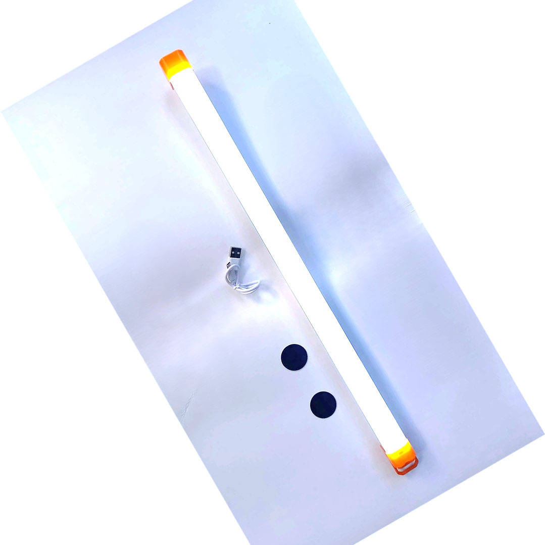 Lámpara Tubo LED Recargable USB | Luz Blanca Portátil con Base Magnética 6