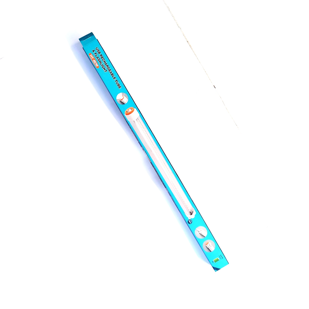 Lámpara Tubo LED Recargable USB | Luz Blanca Portátil con Base Magnética 3