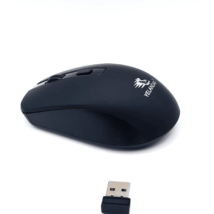 Mouse Inalámbrico YELANDAR® 2.4GHz | Alta Precisión + Diseño Ergonómico + Plug & Play 2