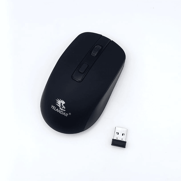 Mouse Inalámbrico YELANDAR® 2.4GHz | Alta Precisión + Diseño Ergonómico + Plug & Play 4