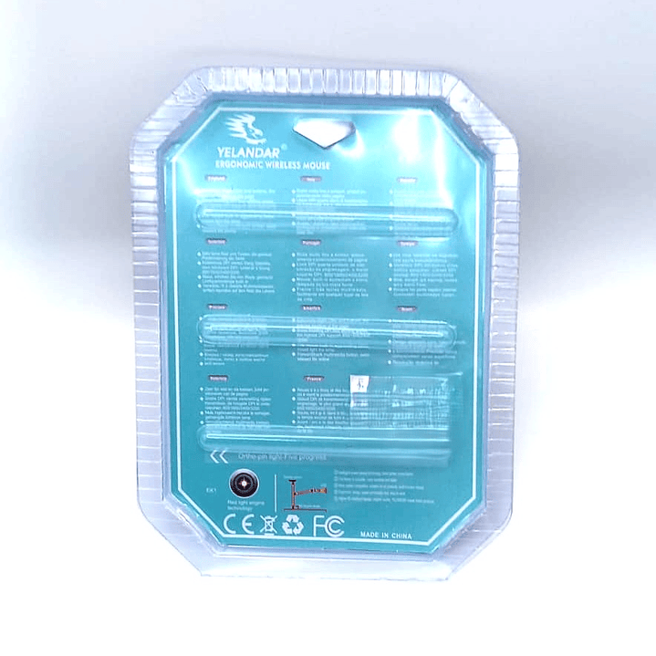 Mouse Inalámbrico YELANDAR® 2.4GHz | Alta Precisión + Diseño Ergonómico + Plug & Play 6