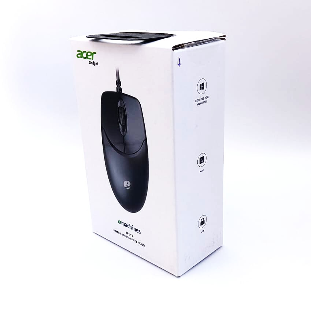 Mouse con Cable Acer eMachines M117 | USB Óptico Preciso + Diseño Ergonómico 8