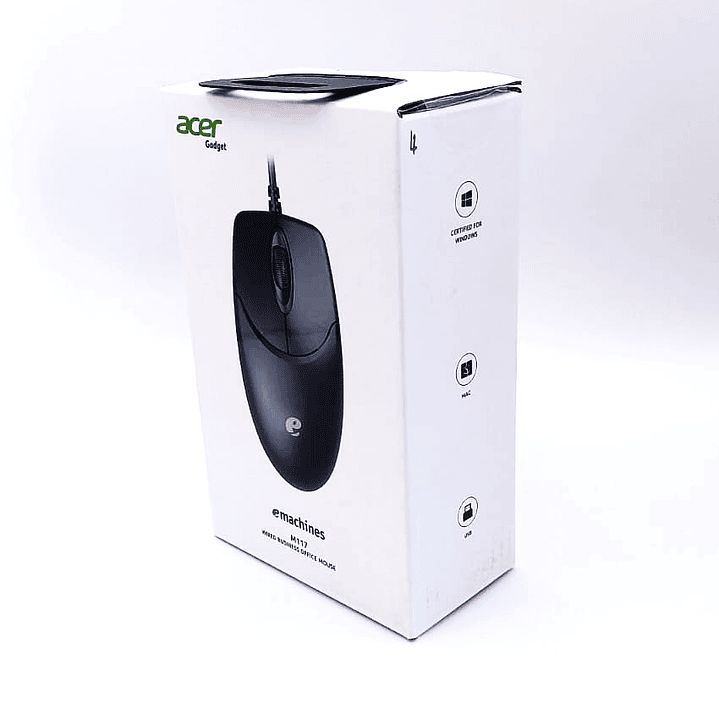 Mouse con Cable Acer eMachines M117 | USB Óptico Preciso + Diseño Ergonómico 8