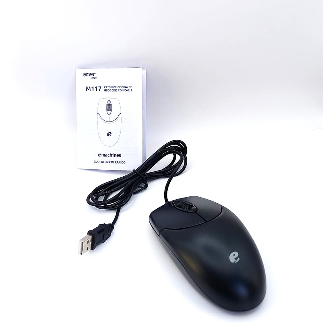 Mouse con Cable Acer eMachines M117 | USB Óptico Preciso + Diseño Ergonómico 6