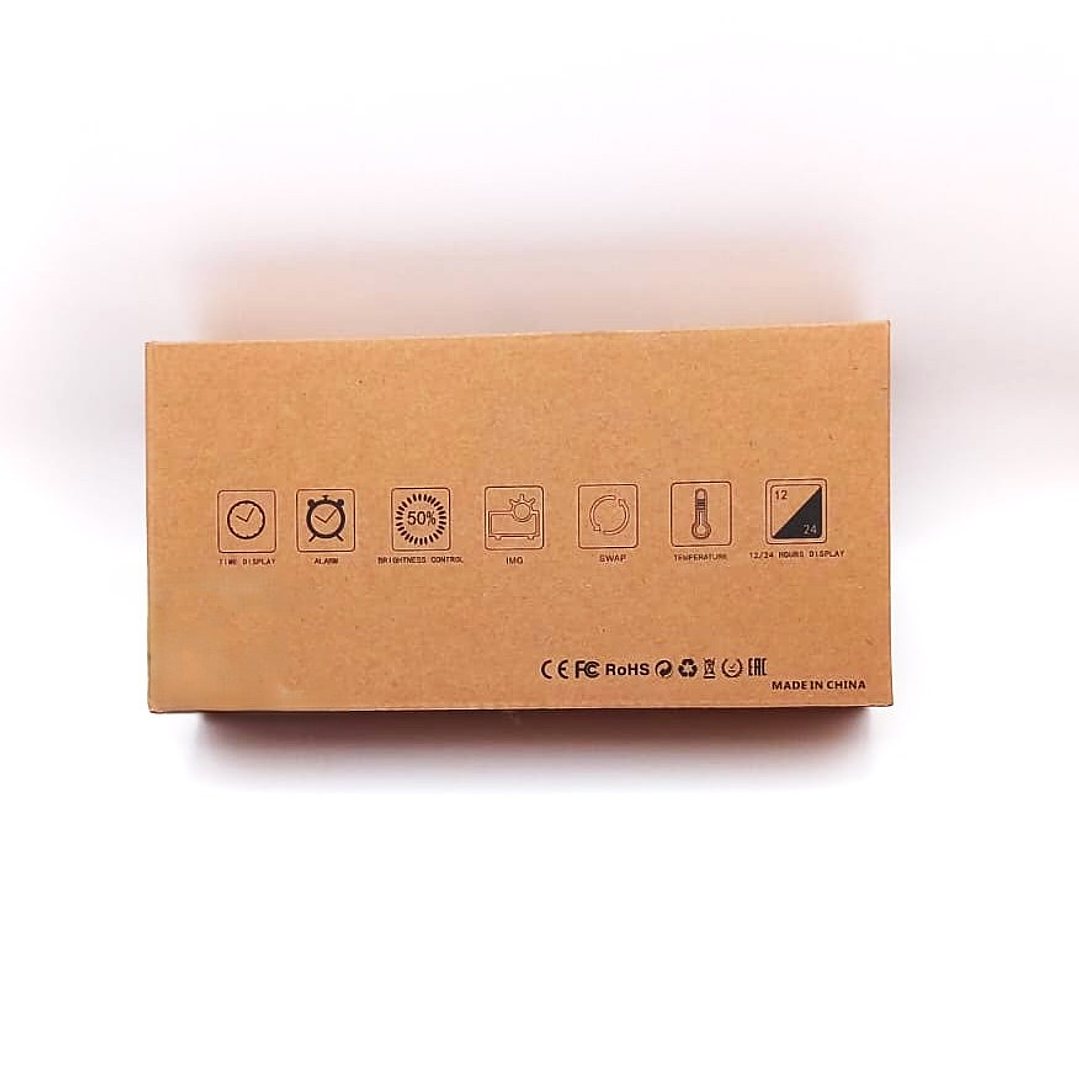 Reloj Digital Proyector S228A | Hora Proyectada + Termómetro + Alarma LED 6