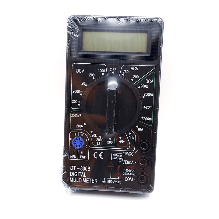 Multímetro Digital DT-830B | Medición Precisa de Voltaje, Corriente y Resistencia 2