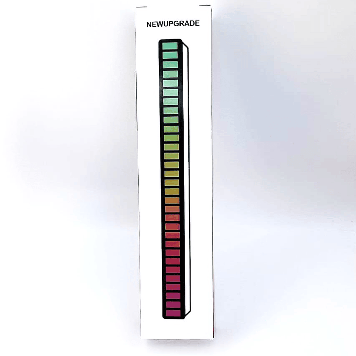 Barra de Luz LED Vertical | Visualizador de Audio RGB + USB 10