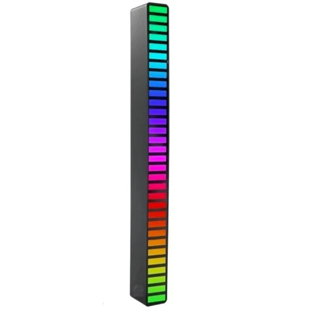 Barra de Luz LED Vertical | Visualizador de Audio RGB + USB 1